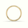 Classic Profile E Wedding Ring — Yellow Gold