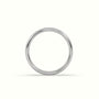 Profile F Wedding Ring — White Gold