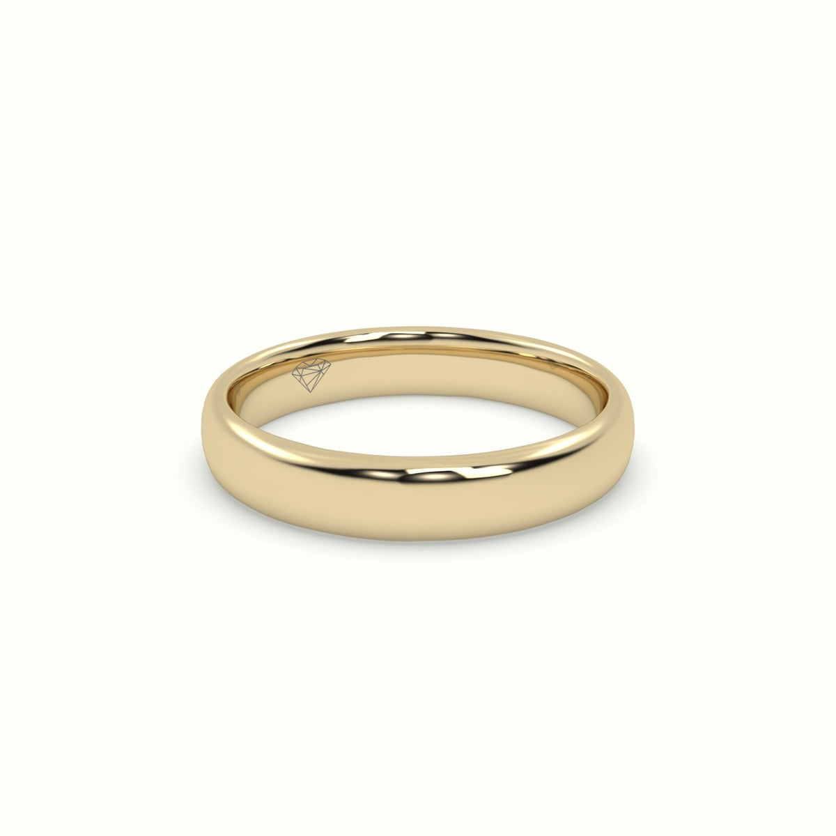 Profile F Wedding Ring — Yellow Gold