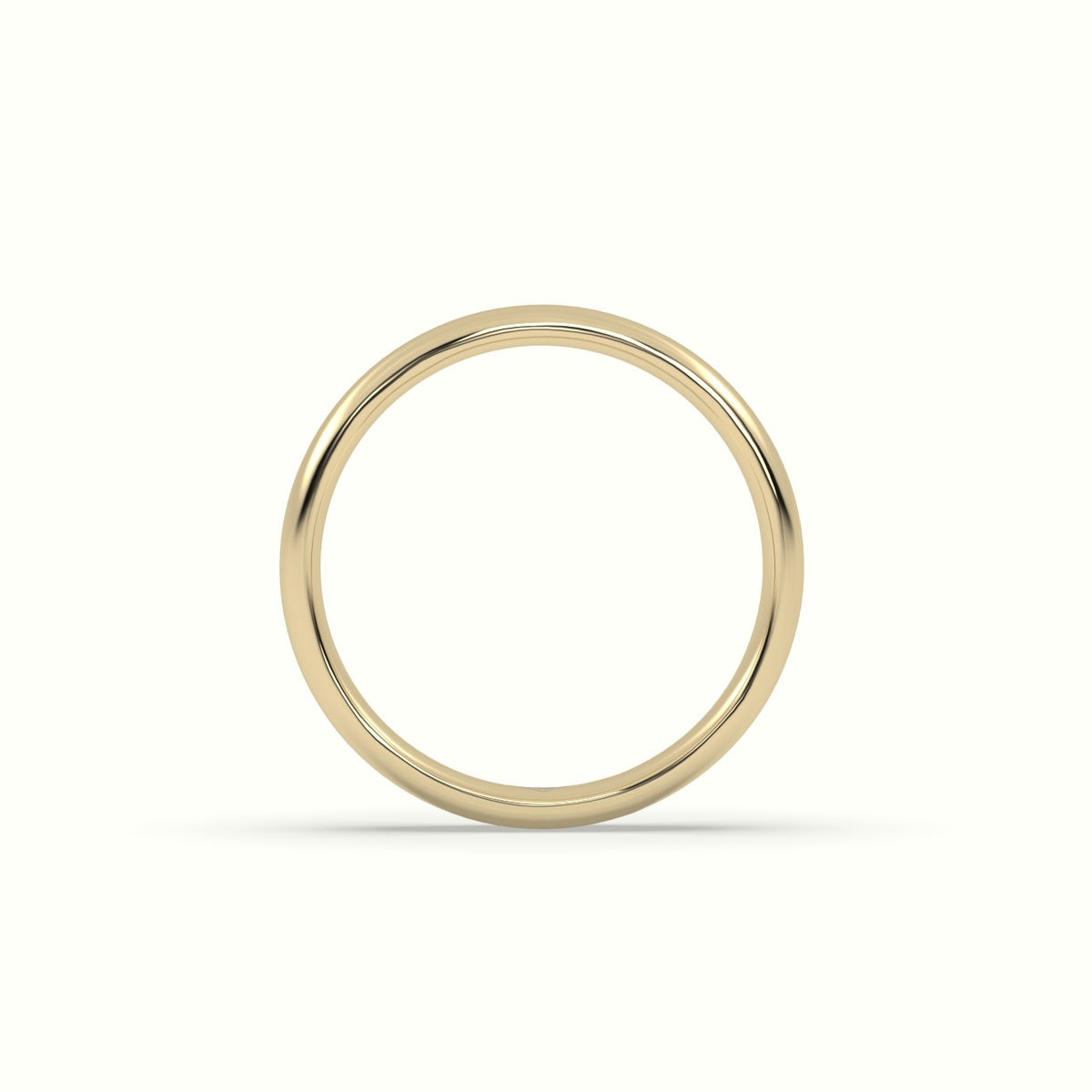 Profile F Wedding Ring — Yellow Gold
