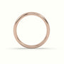 Profile F Wedding Ring — Rose Gold