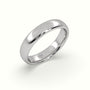 Profile F Wedding Ring — White Gold