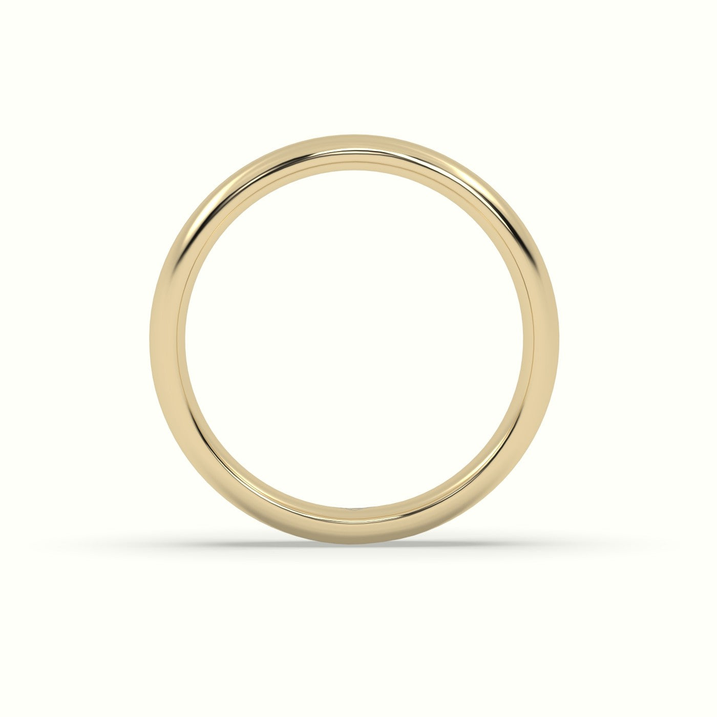 Profile F Wedding Ring — Yellow Gold
