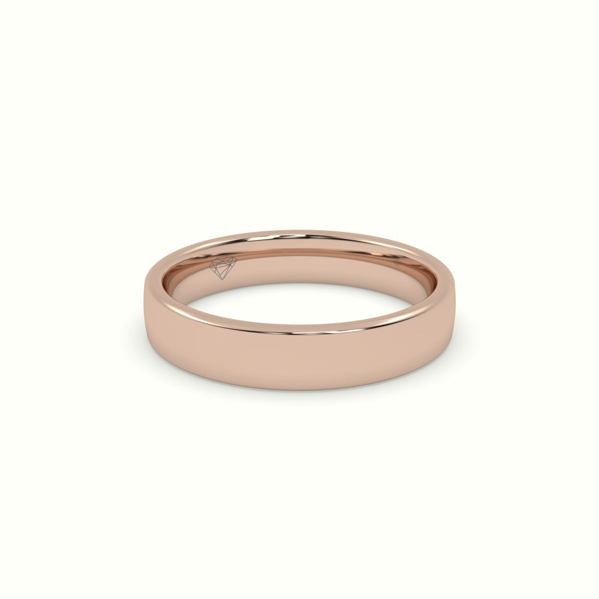 Comfort Fit Classic "Her" Wedding Band — Rose Gold