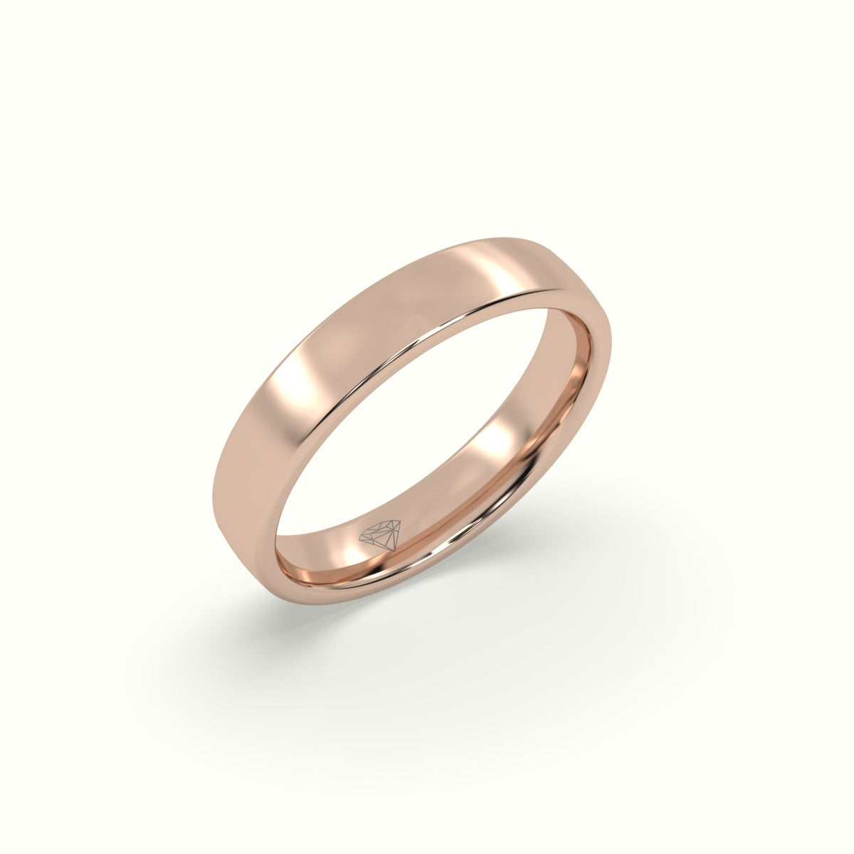 Comfort Fit Classic "Her" Wedding Band — Rose Gold
