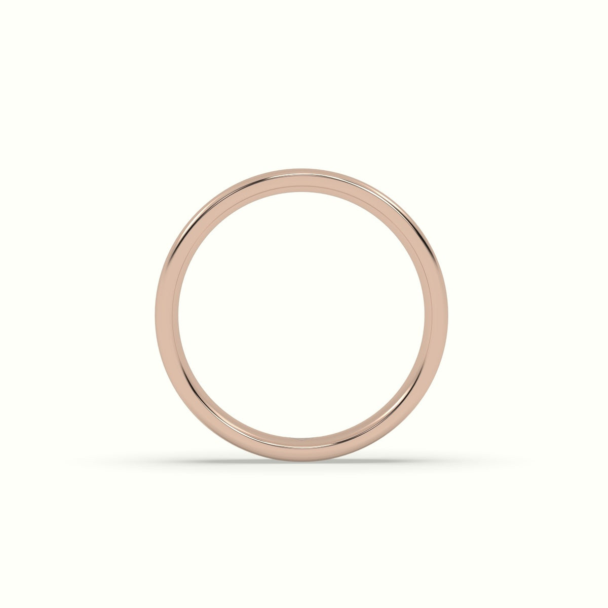 Comfort Fit Classic "Her" Wedding Band — Rose Gold