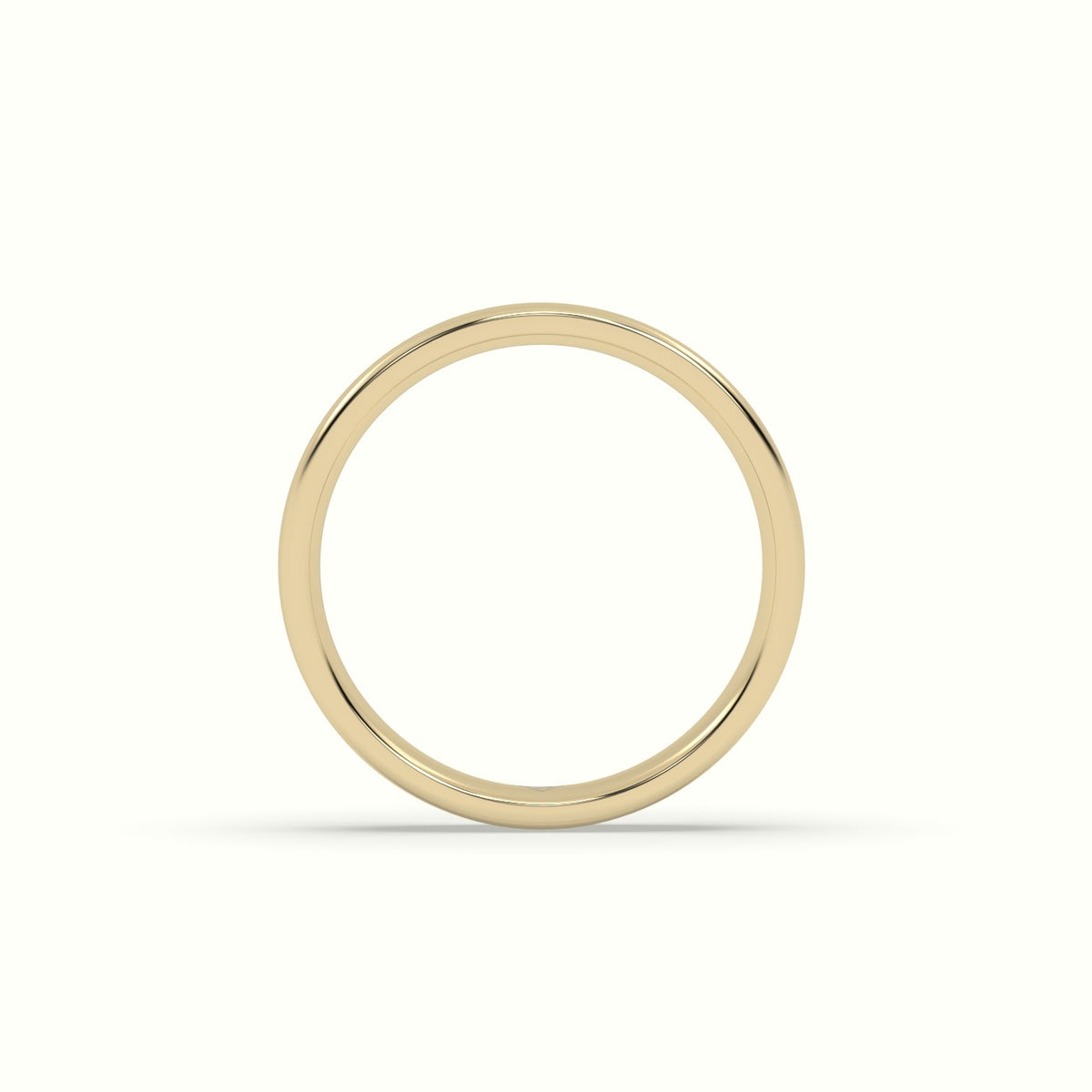 Comfort Fit Classic "Her" Wedding Band — Yellow Gold