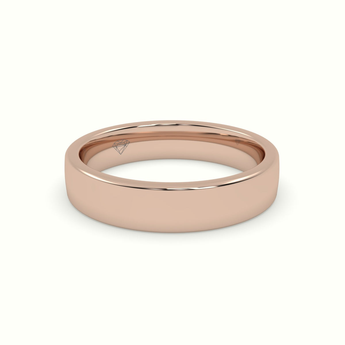 Comfort Fit Classic "Her" Wedding Band — Rose Gold