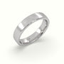 Comfort Fit Classic "Her" Wedding Band — White Gold