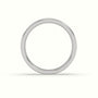 Comfort Fit Classic "Her" Wedding Band — White Gold