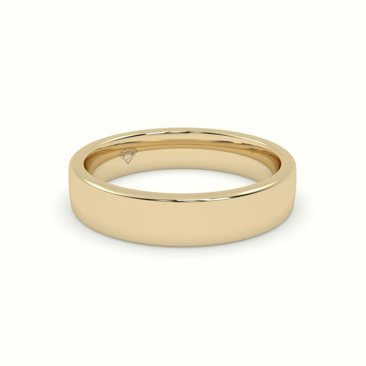 Comfort Fit Classic "Her" Wedding Band — Yellow Gold