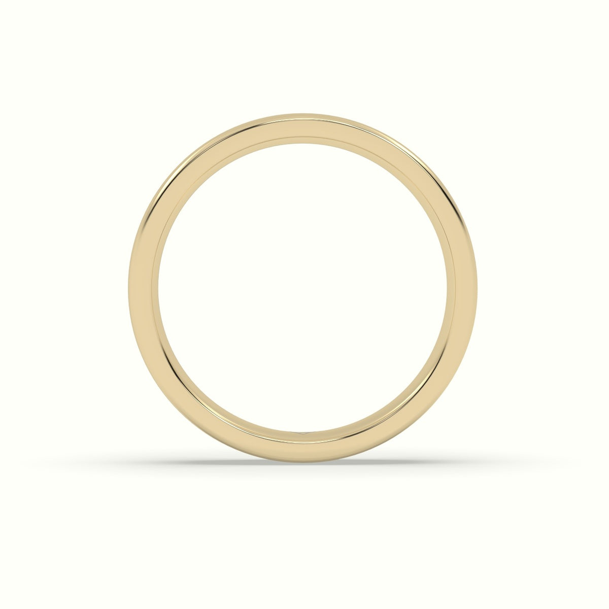 Comfort Fit Classic "Her" Wedding Band — Yellow Gold