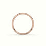 Time Honoured Heavy Weight Flat D Court Women'S Wedding Band — Rose Gold