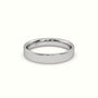 Time Honoured Heavy Weight Flat D Court Women'S Wedding Band — White Gold