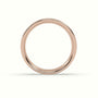 Time Honoured Heavy Weight Flat D Court Women'S Wedding Band — Rose Gold
