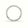 Time Honoured Heavy Weight Flat D Court Women'S Wedding Band — White Gold
