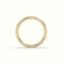 Chunky Profile Carved Classic "Her" Wedding Band — Yellow Gold