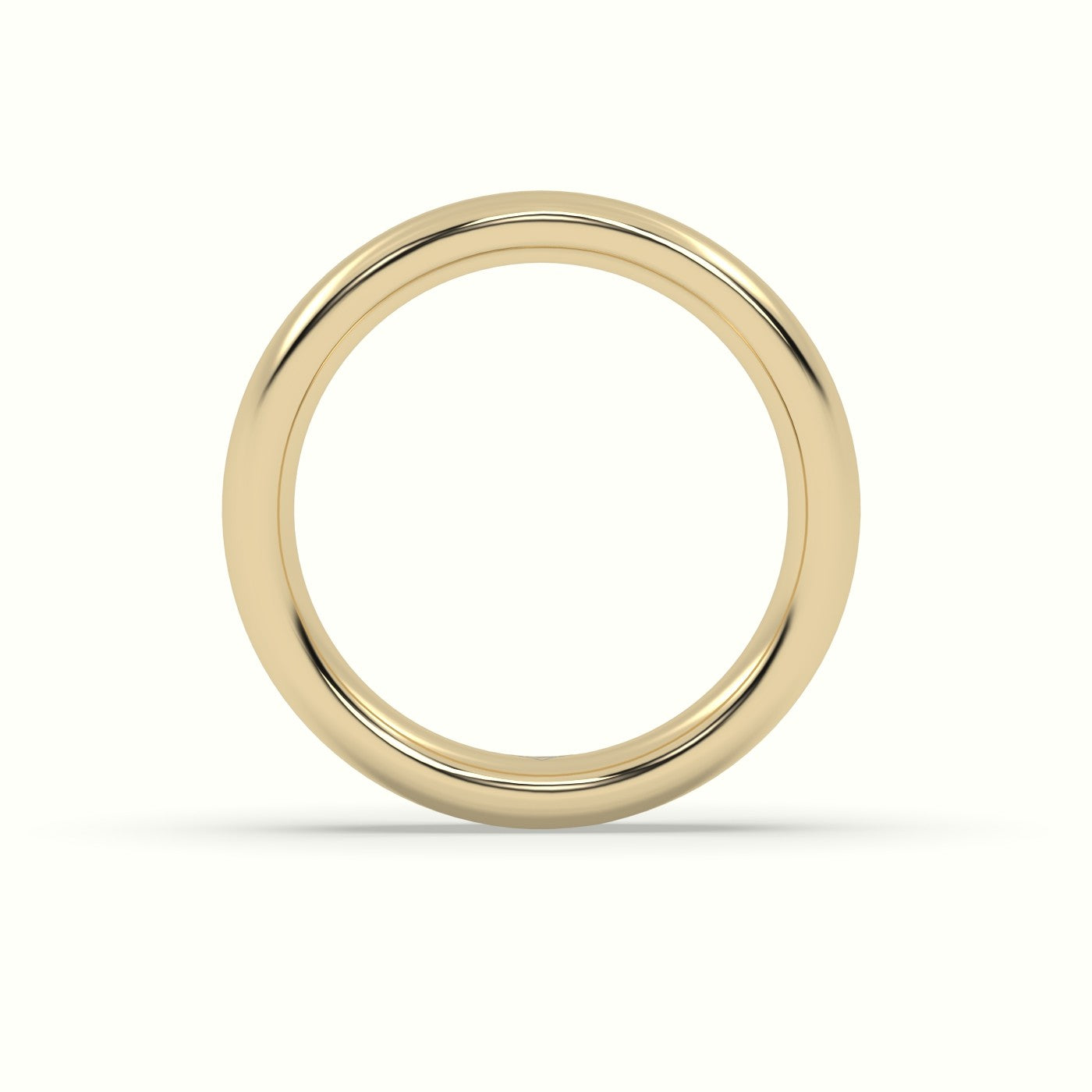 Chunky Profile Classic "Her" Wedding Band — Yellow Gold