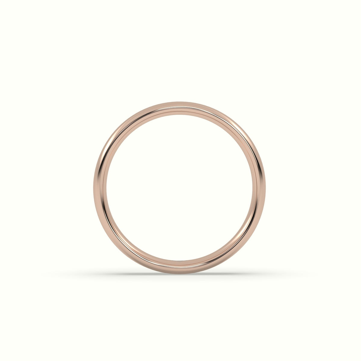 Classic Wedding Band — Rose Gold