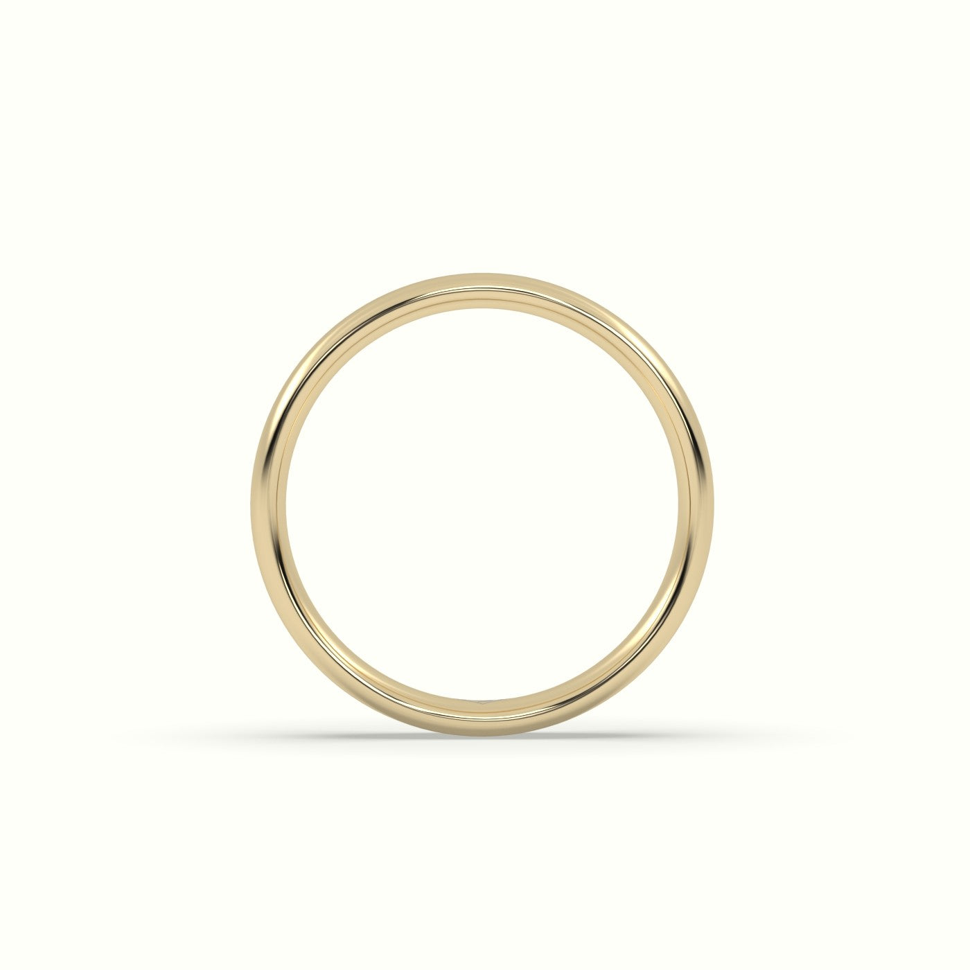 Classic Wedding Band — Yellow Gold