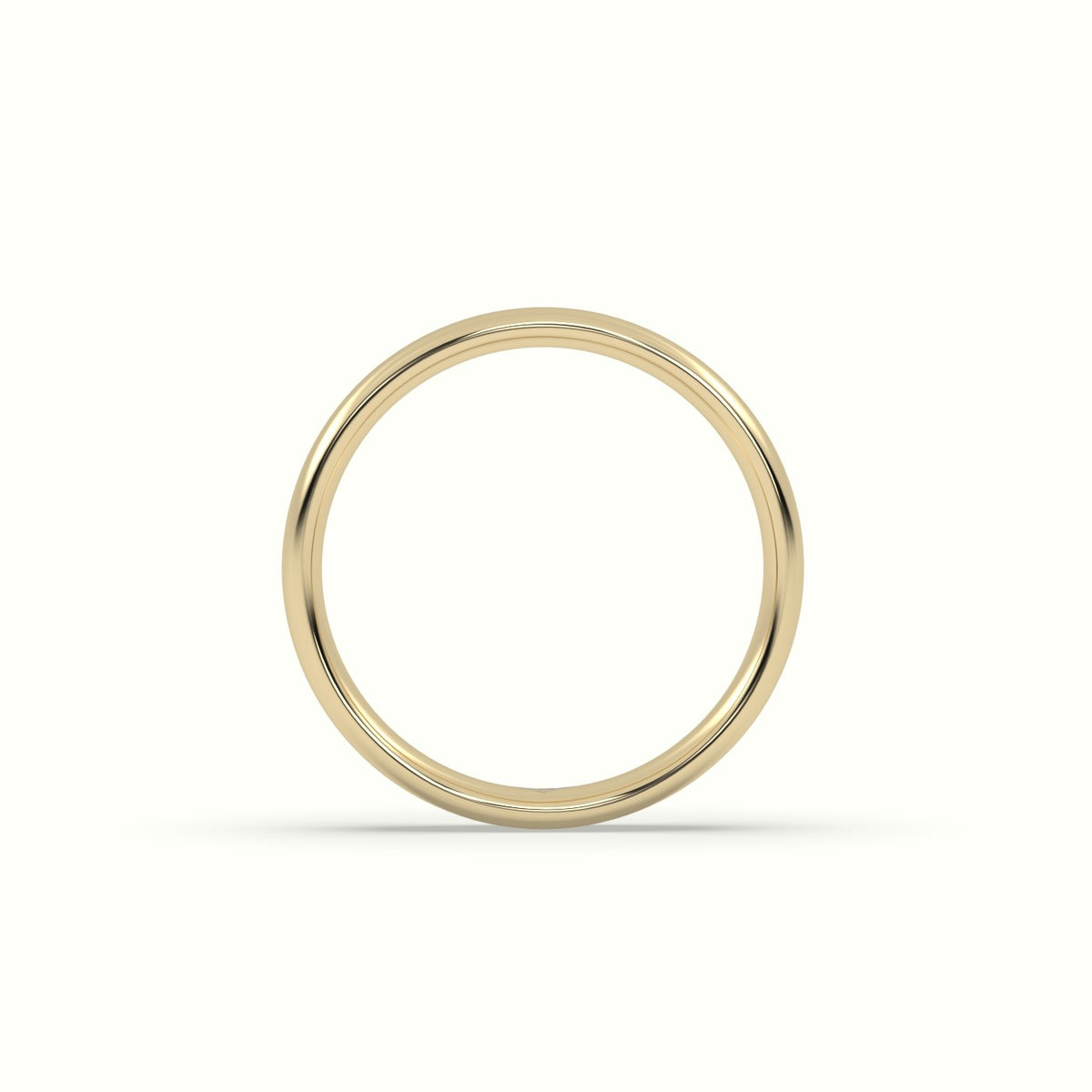 Classic Wedding Band — Yellow Gold