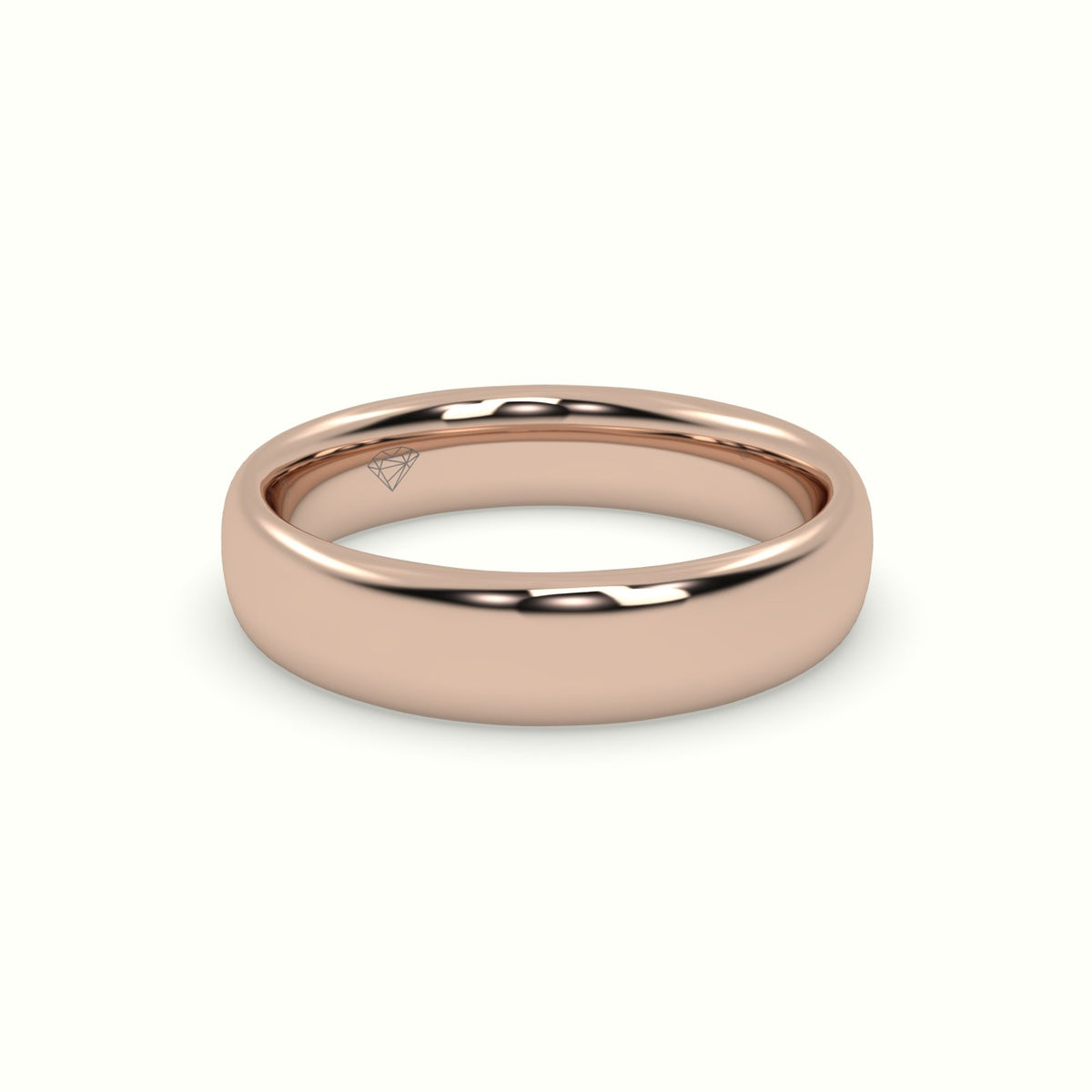 Classic Wedding Band — Rose Gold