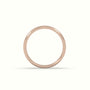 Modern Court Wedding Band — Rose Gold