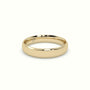 Modern Court Wedding Band — Yellow Gold