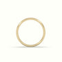 Modern Court Wedding Band — Yellow Gold