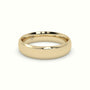 Modern Court Wedding Band — Yellow Gold