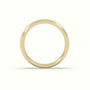 Modern Court Wedding Band — Yellow Gold