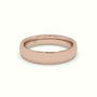 Concave Women'S Wedding Rings — Rose Gold