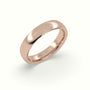 Concave Women'S Wedding Rings — Rose Gold