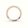 Concave Women'S Wedding Rings — Rose Gold