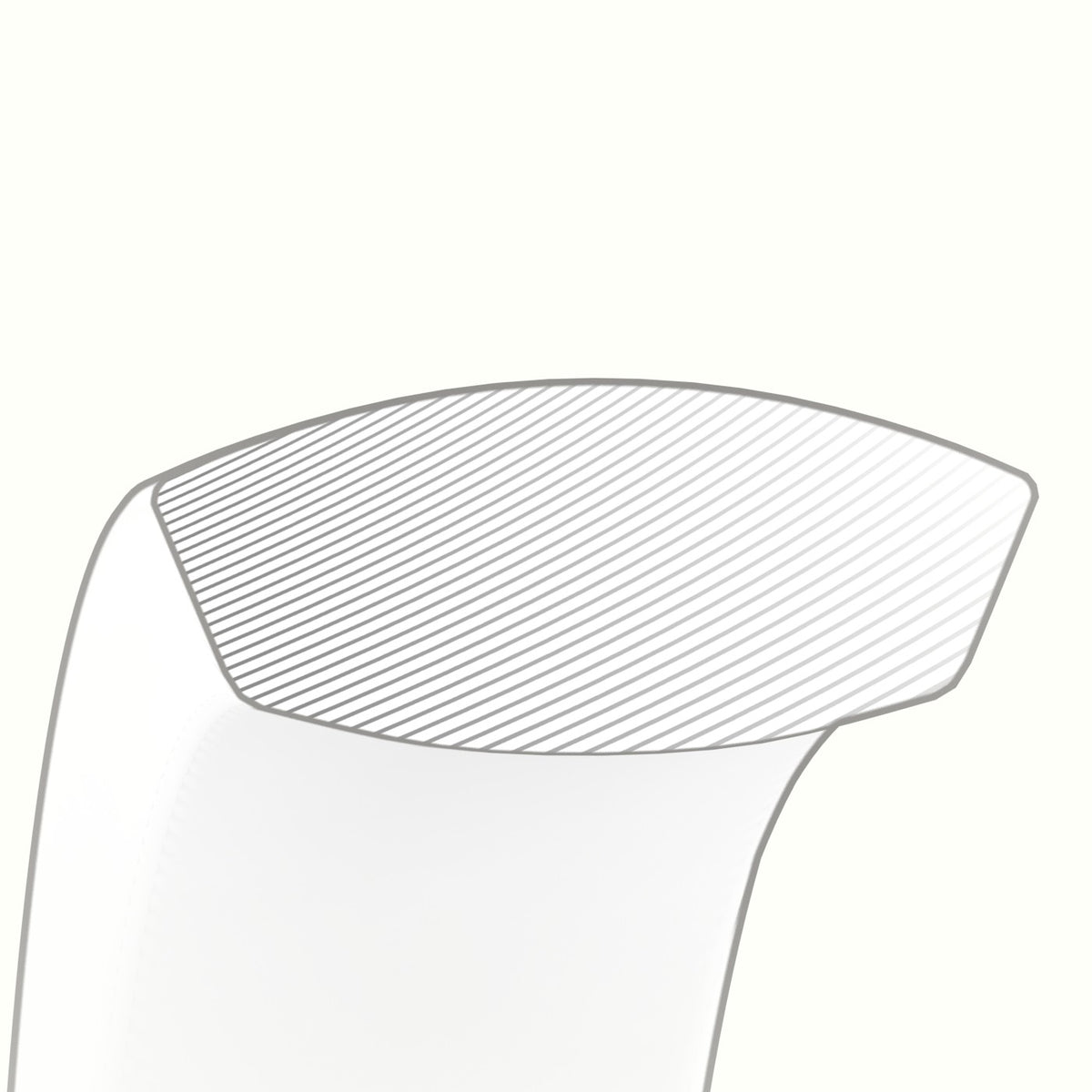 Concave Women'S Wedding Rings — Rose Gold