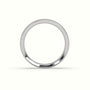 Concave Women'S Wedding Rings — White Gold