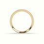 Concave Women'S Wedding Rings — Yellow Gold