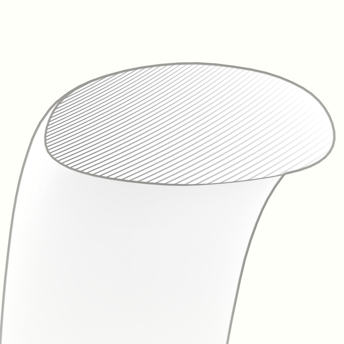 Profile F Wedding Ring — Yellow Gold