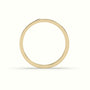 Single Stone Diamond Wedding Band — Yellow Gold