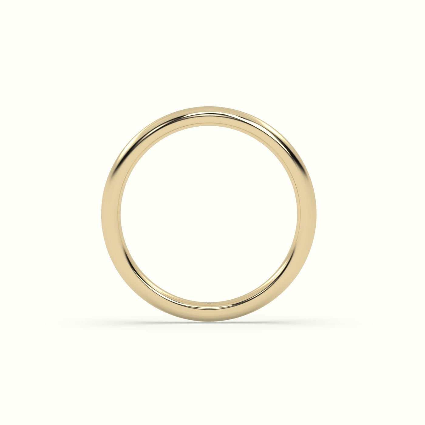 Timeless Thin Court Wedding Band — Yellow Gold