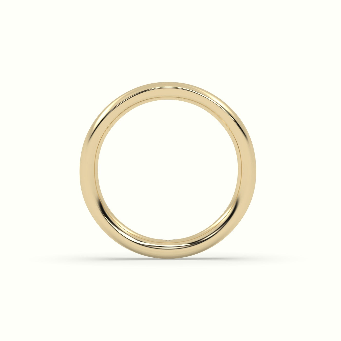 Timeless Thick Court Wedding Band — Yellow Gold