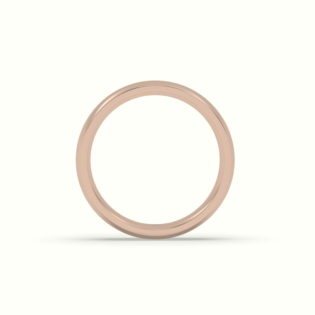 Traditional Wedding Band — Rose Gold