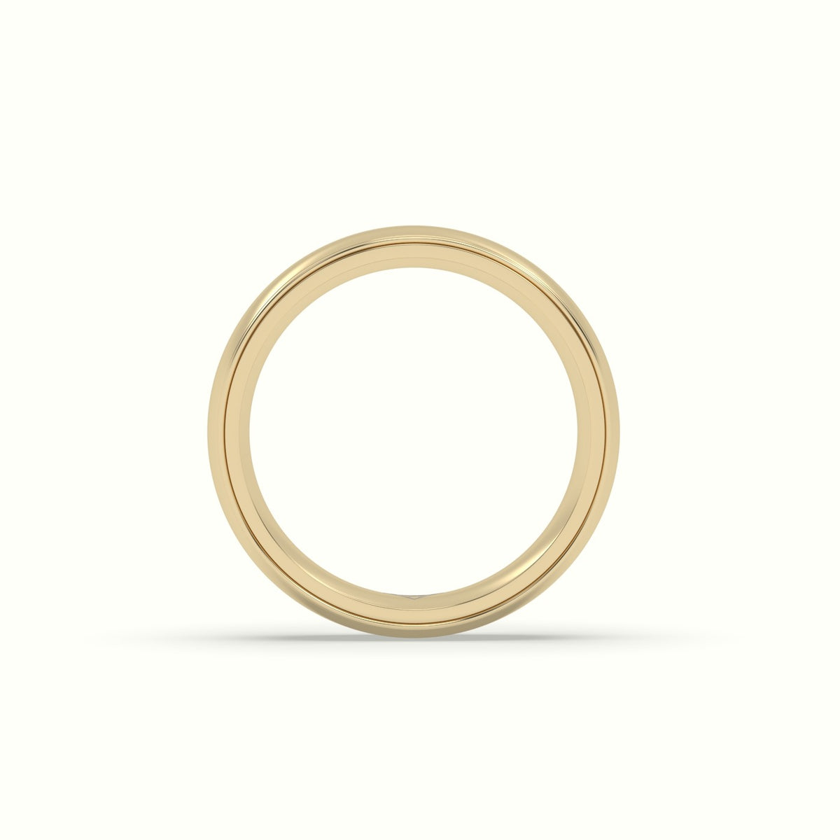 Traditional Comfort Fit Wedding Band — Yellow Gold