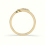 Toi & Moi Pear Shaped Illusion Setting Round Brilliant Diamonds — Yellow Gold