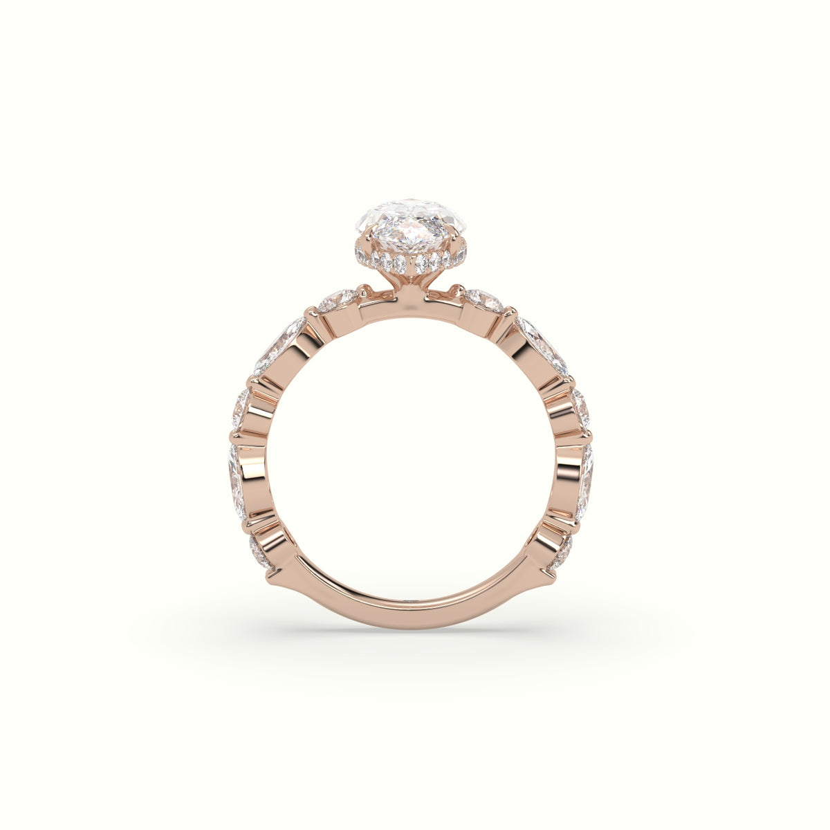 The Laura Marquise Cut 4 Prong Diamond Engagement Ring