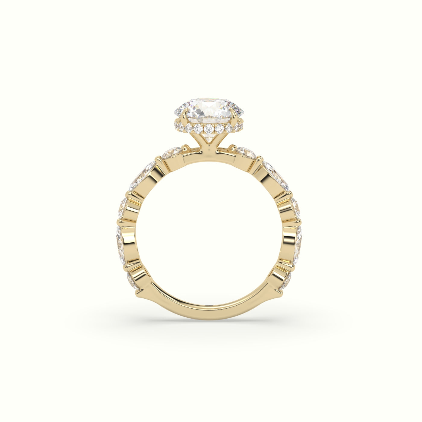 The Laura Round Cut 4 Prong Diamond Engagement Ring