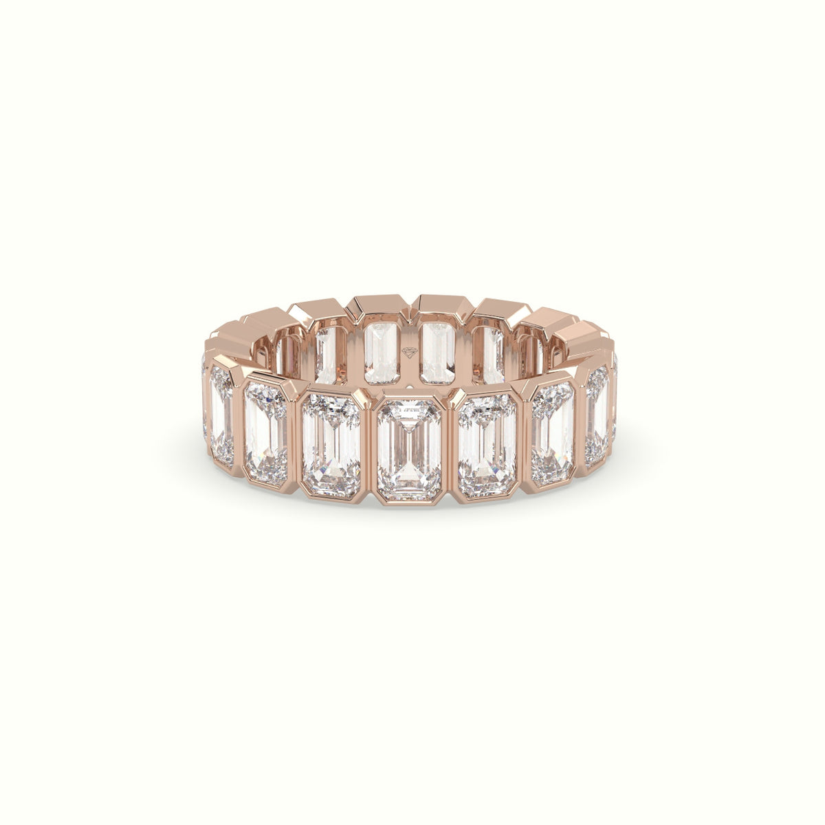 Diamond Eternity Wedding Ring — Rose Gold