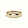 Concave Women'S Wedding Rings — Yellow Gold