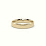 Modern Court Wedding Band — Yellow Gold