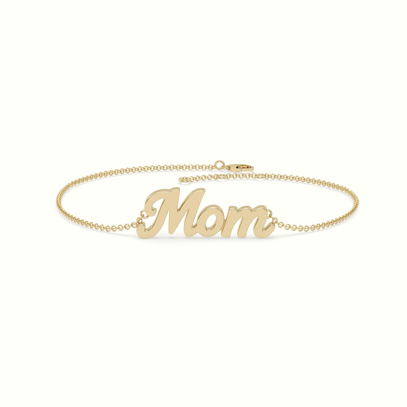 Mom Bracelet — Yellow Gold